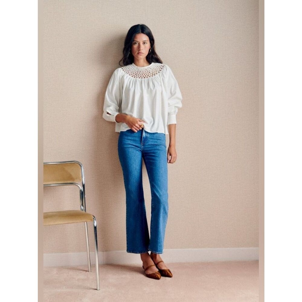 NWT Sezane SUNDAY BLOUSE